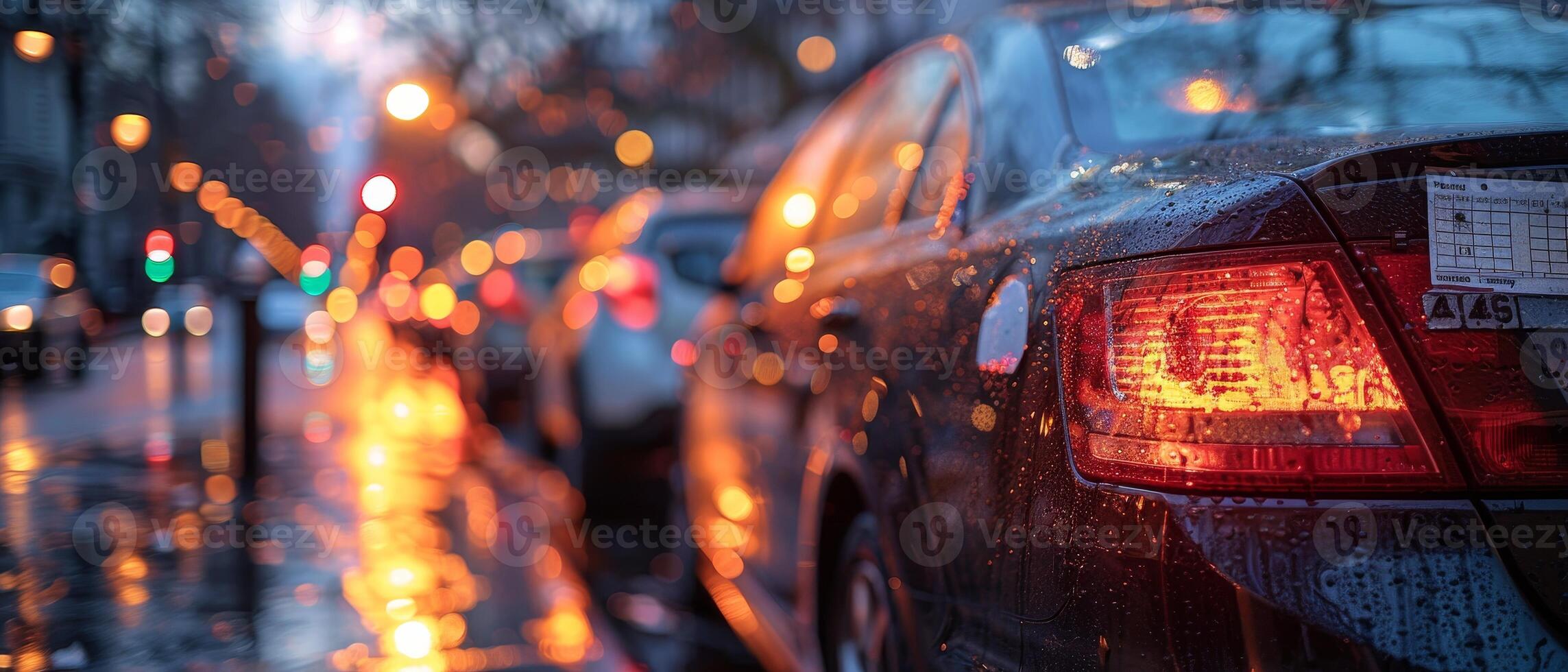 ai genererad parkering biljett upptåg, falsk överträdelse lägga märke till, april dåre dag skratt foto