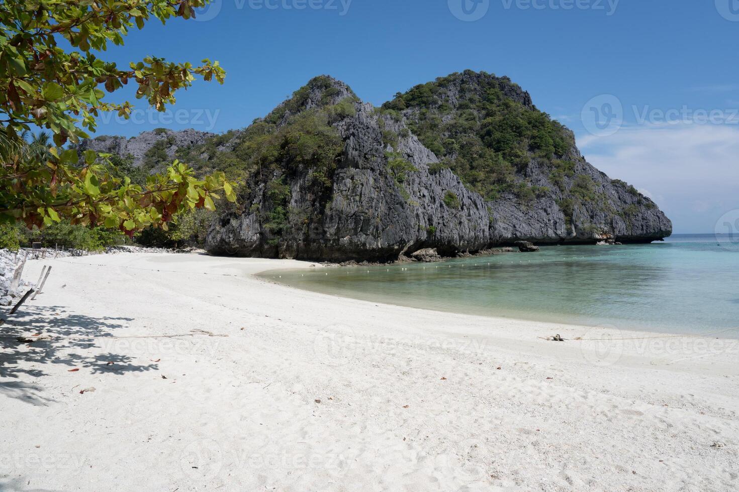 strand på hav i tropicana foto