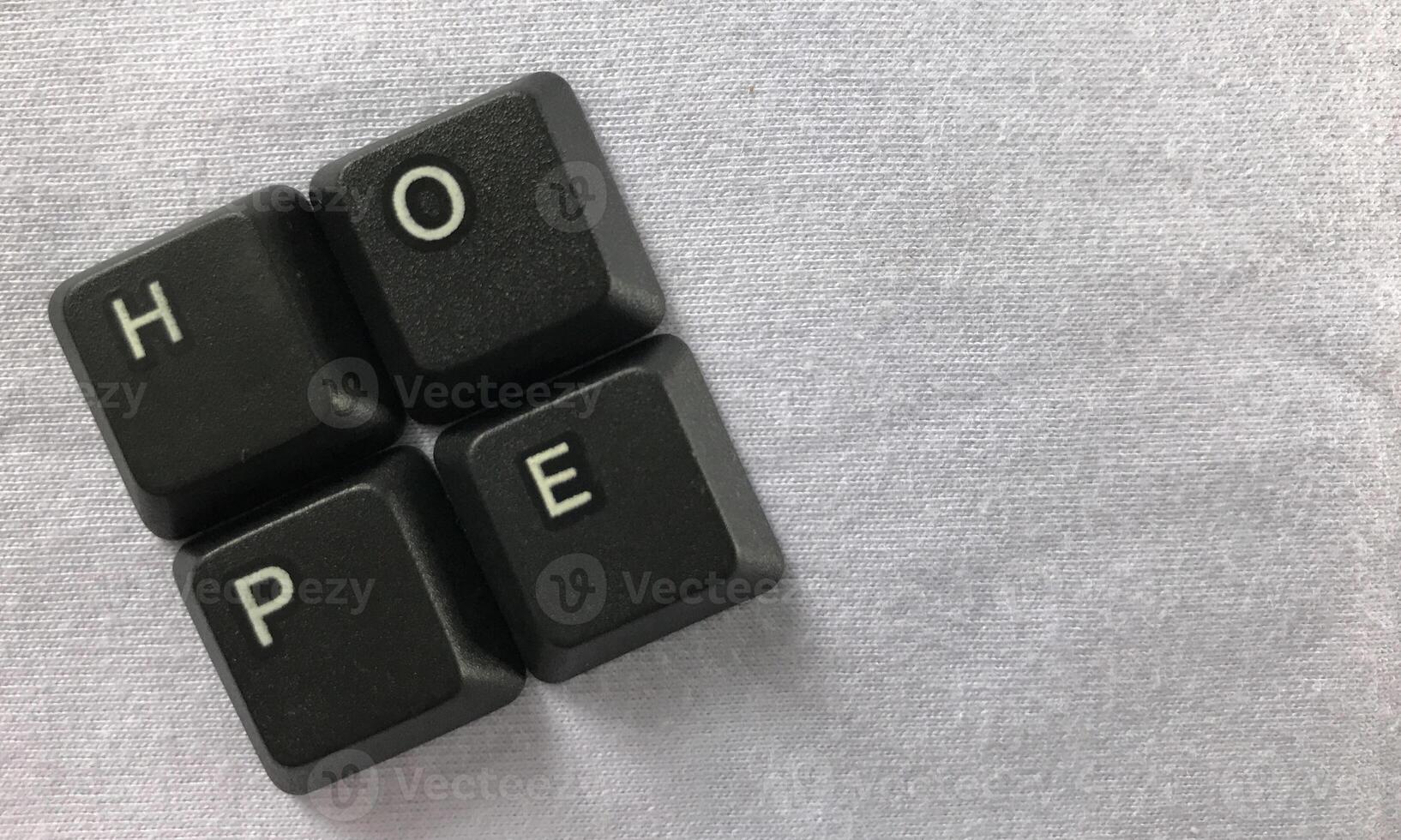 tangentbord nycklar med de ord hjälp på en vit bakgrund stänga upp foto