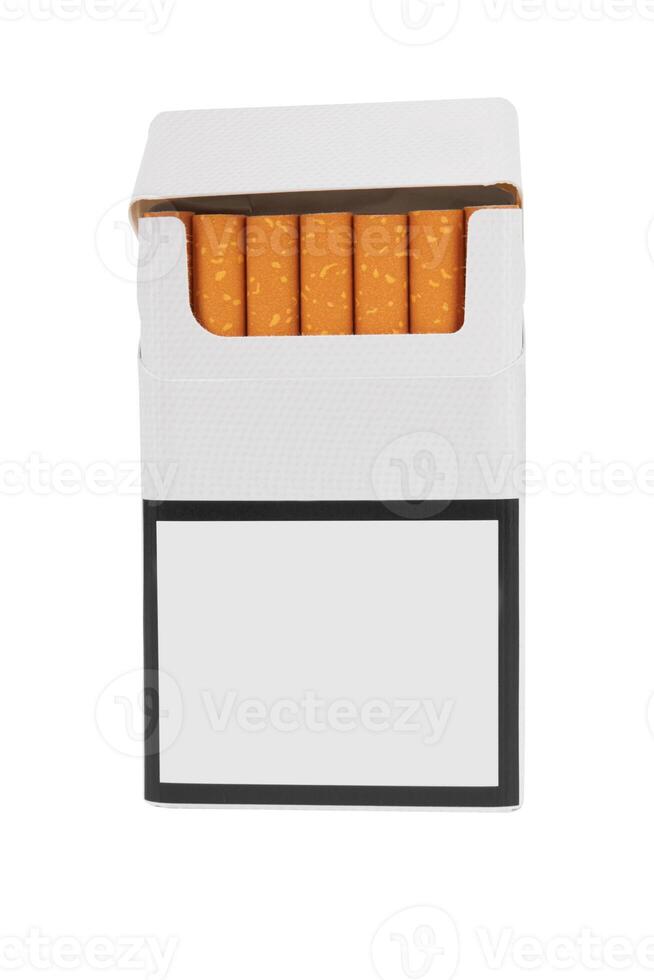 paket med cigaretter foto