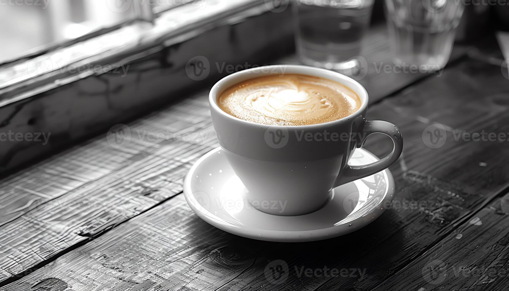 ai genererad kaffe bakgrund bild foto