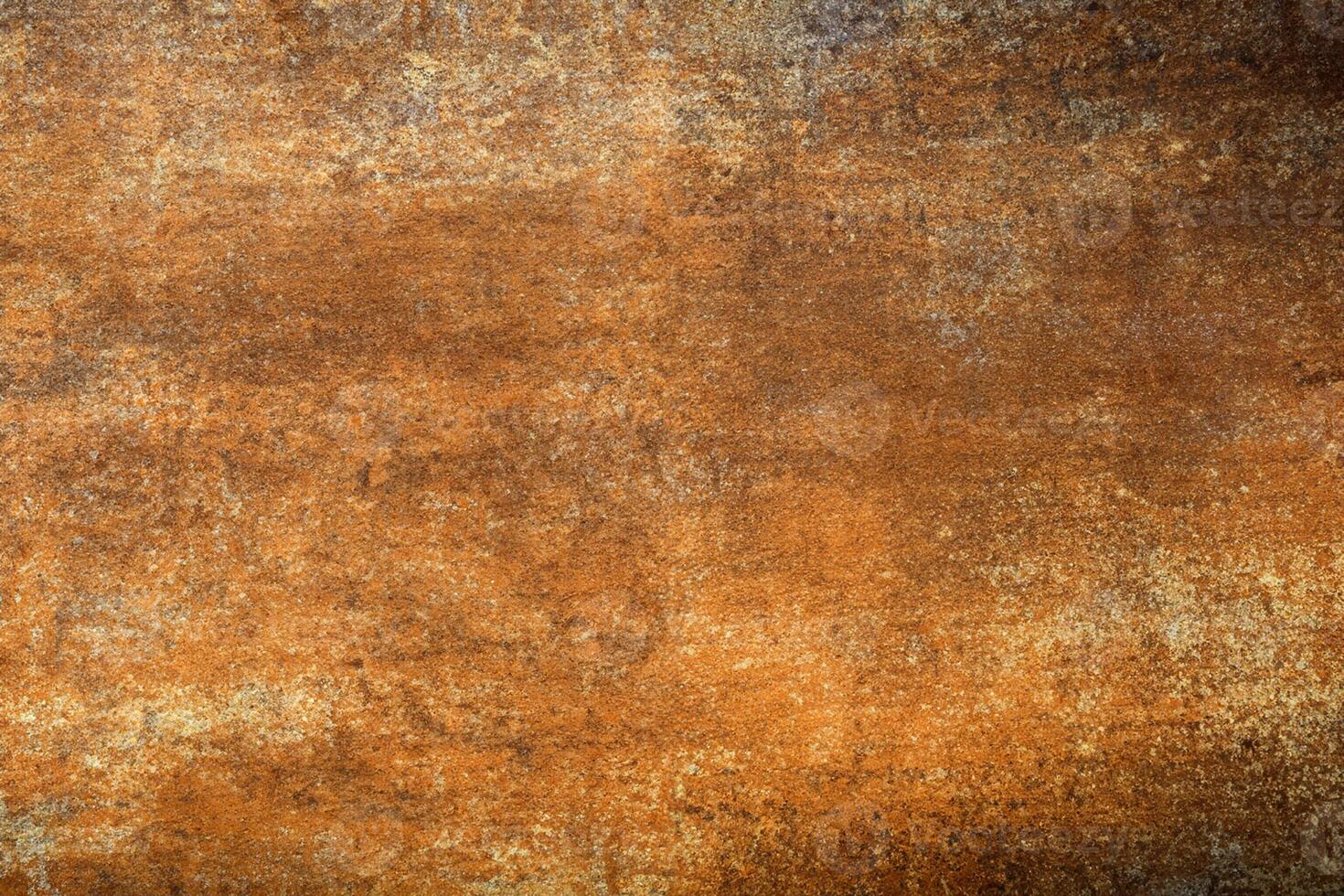 steampunk estetik, bärs rostig metall yta med orange toner, terar skruvar och repor för en distinkt tapet foto