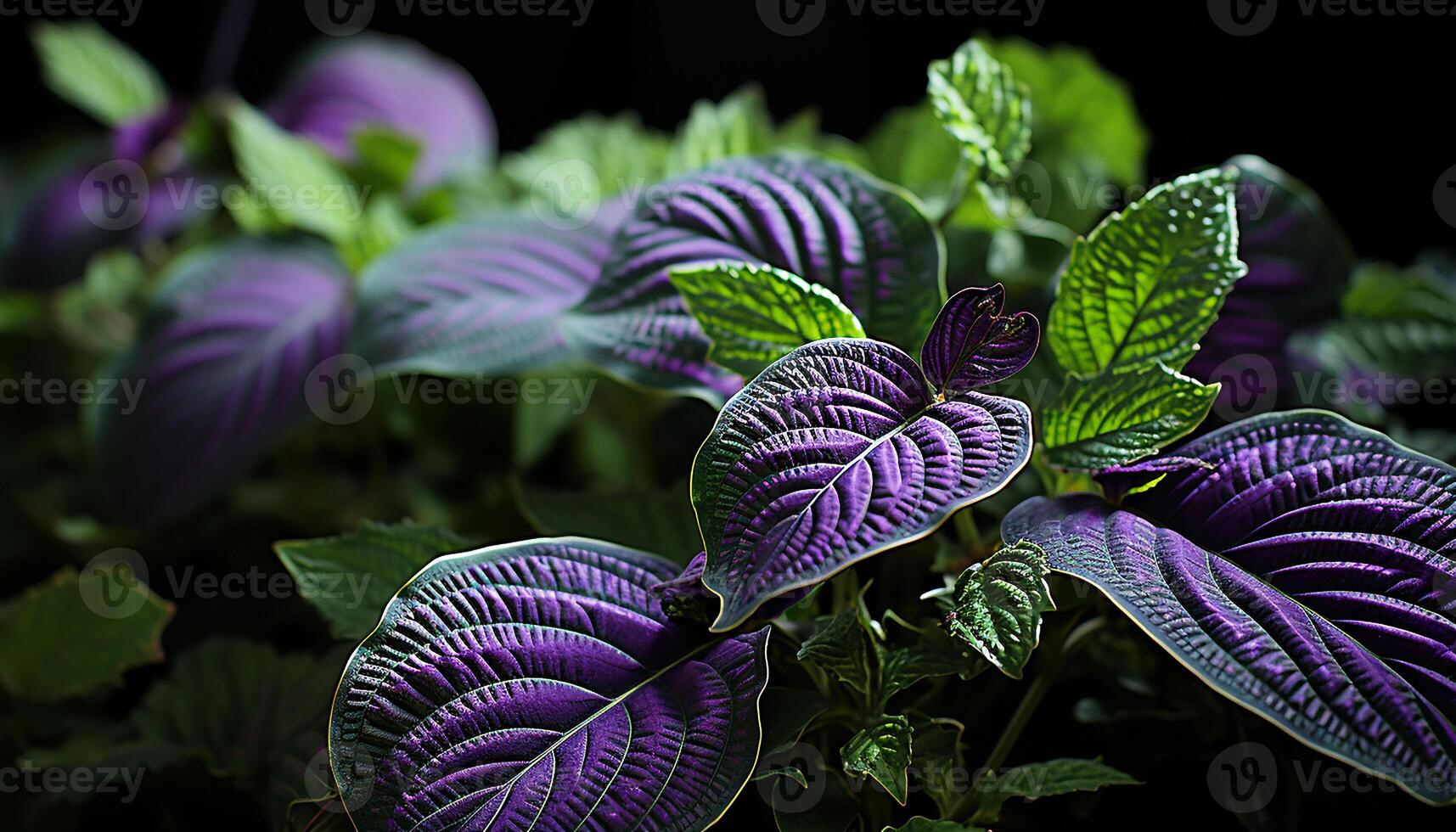 ai genererad friskhet och tillväxt i natur vibrerande, mång färgad botanisk mönster genererad förbi ai foto