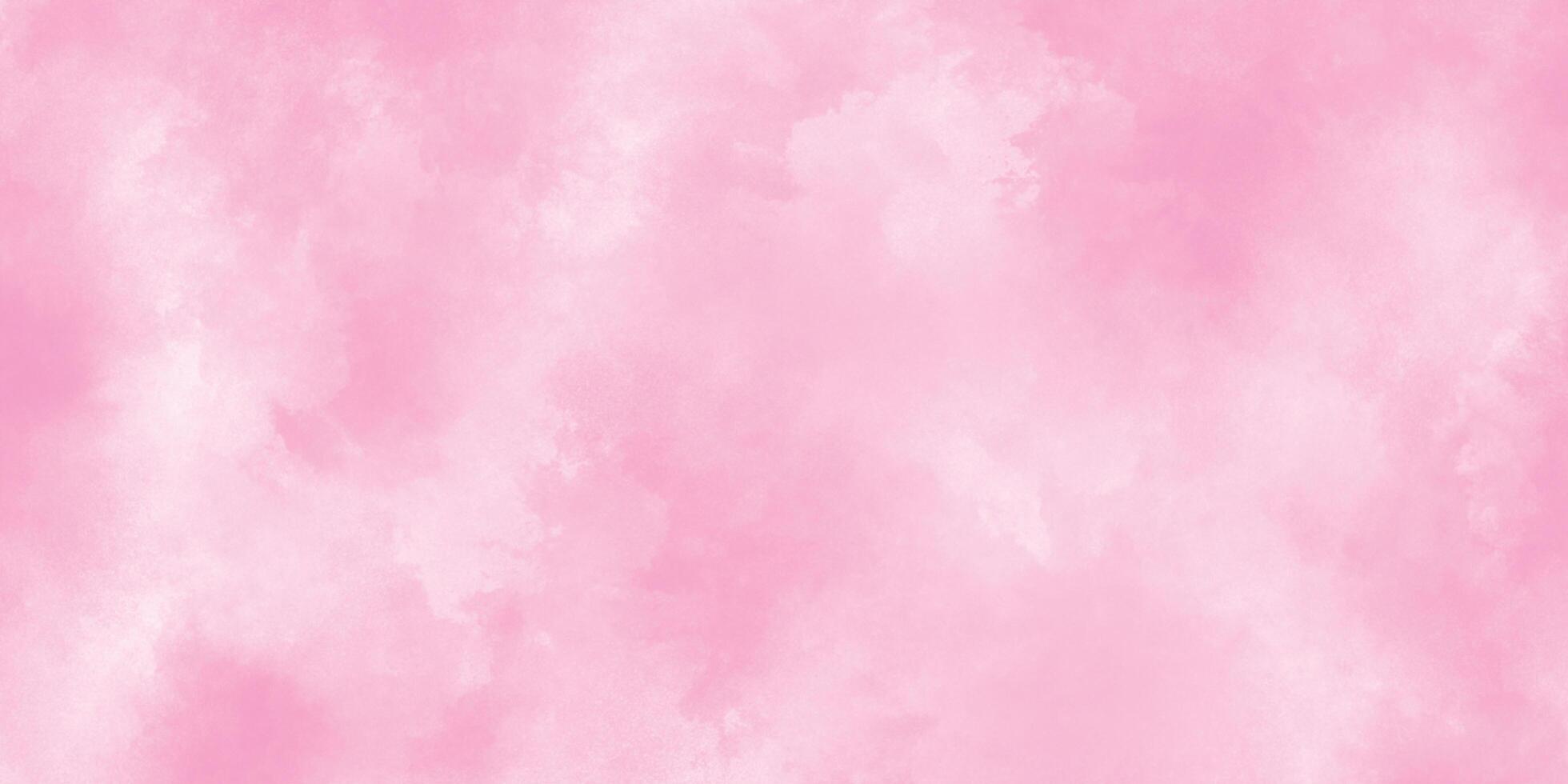 abstrakt rosa vattenfärg bakgrund med rök, rosa textur med grunge rök, tömma slät rosa papper textur för tapet, omslag, kort, dekoration och design. foto
