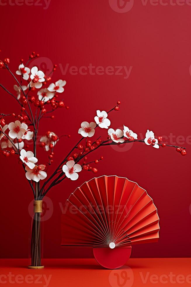 ai genererad abstrakt blommig mönster firar japansk kultur med elegans och skönhet genererad förbi ai foto