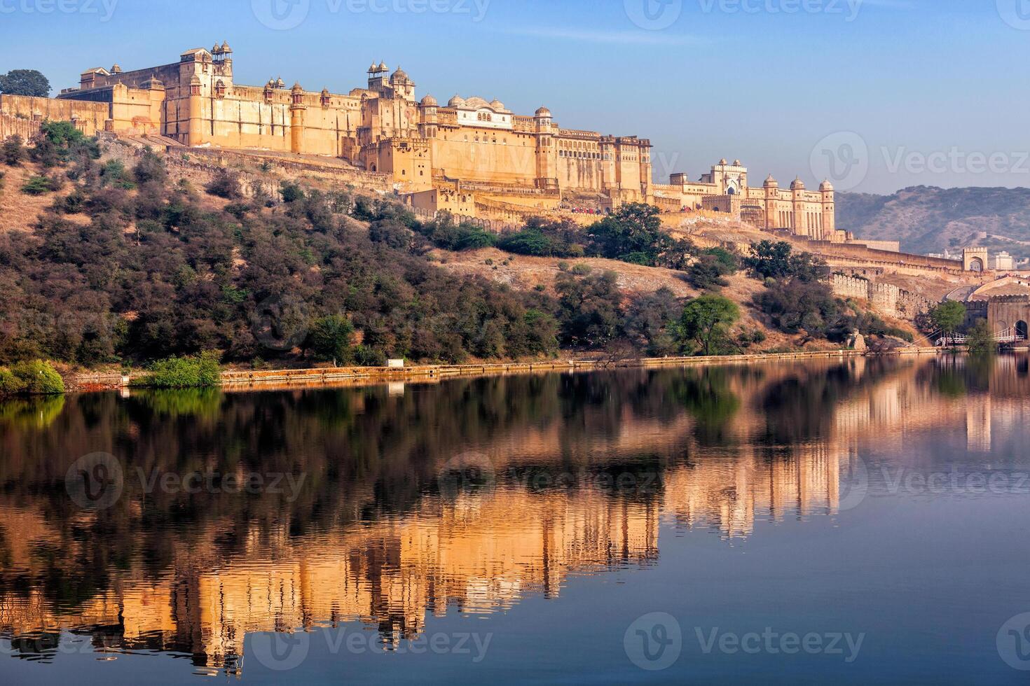 amer bärnsten fort, rajasthan, Indien foto