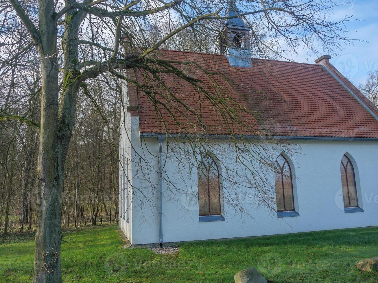 Grimma stad i saxonia foto