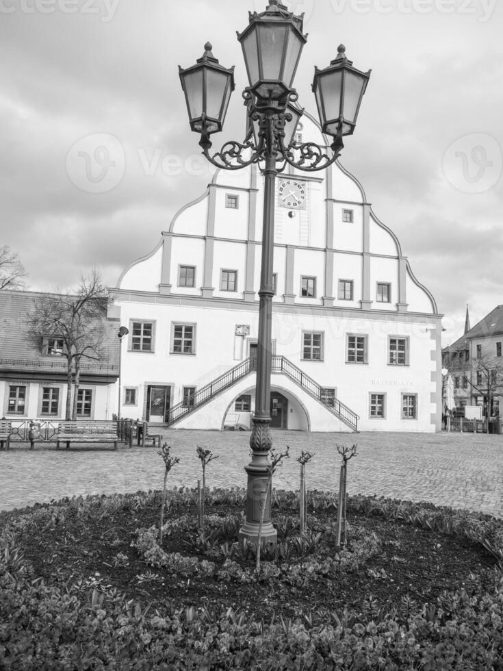 de stad av Grimma i saxonia foto