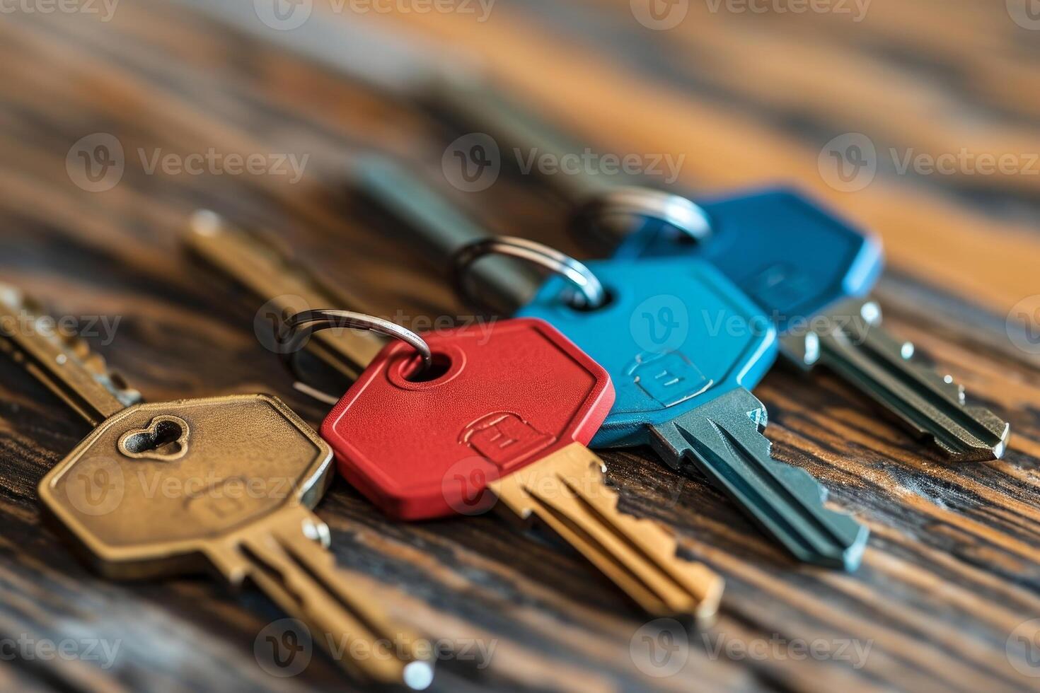ai genererad hus nycklar symboliserar Hem äganderätt foto