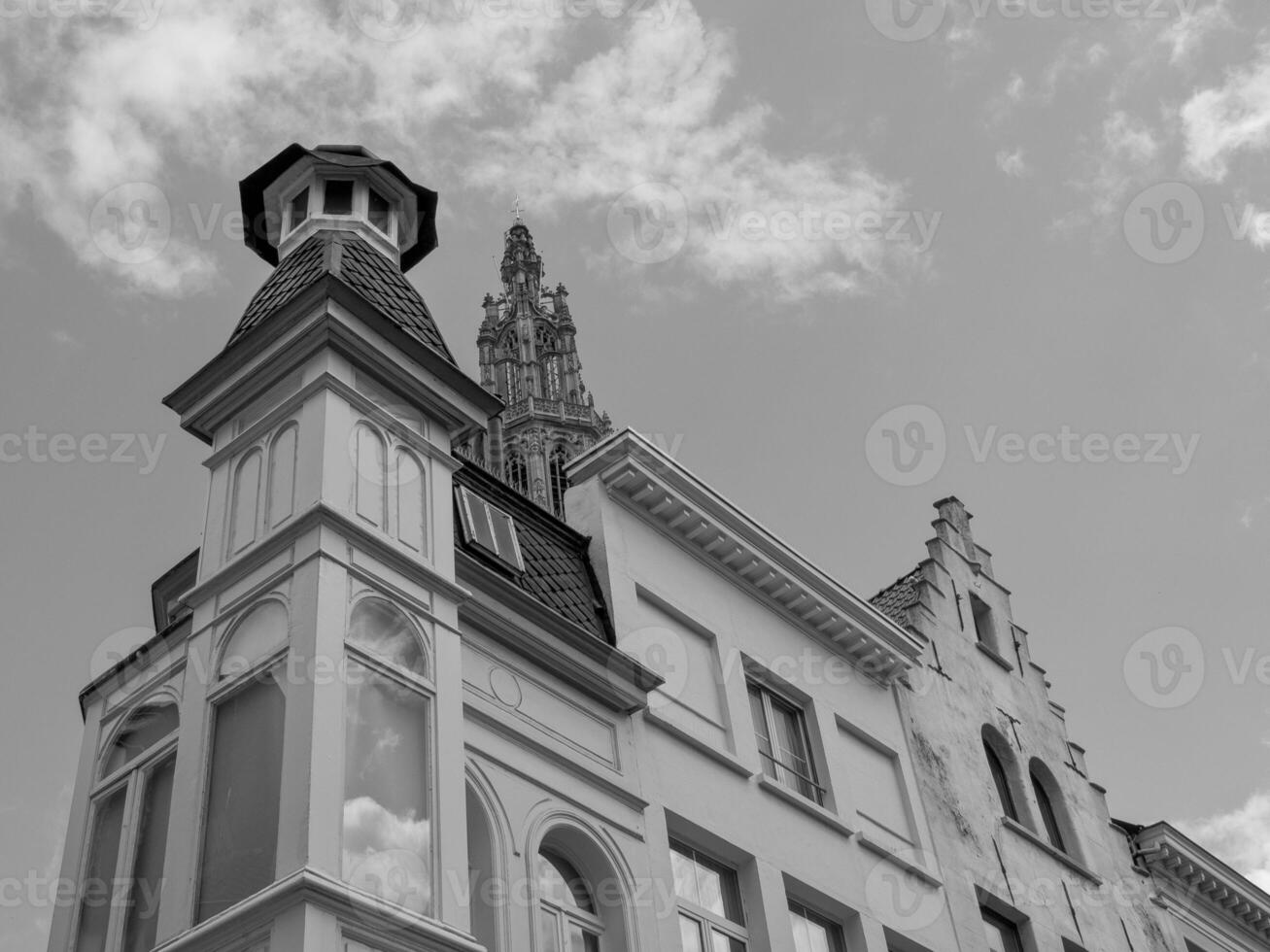 antwerpen stad i belgien foto