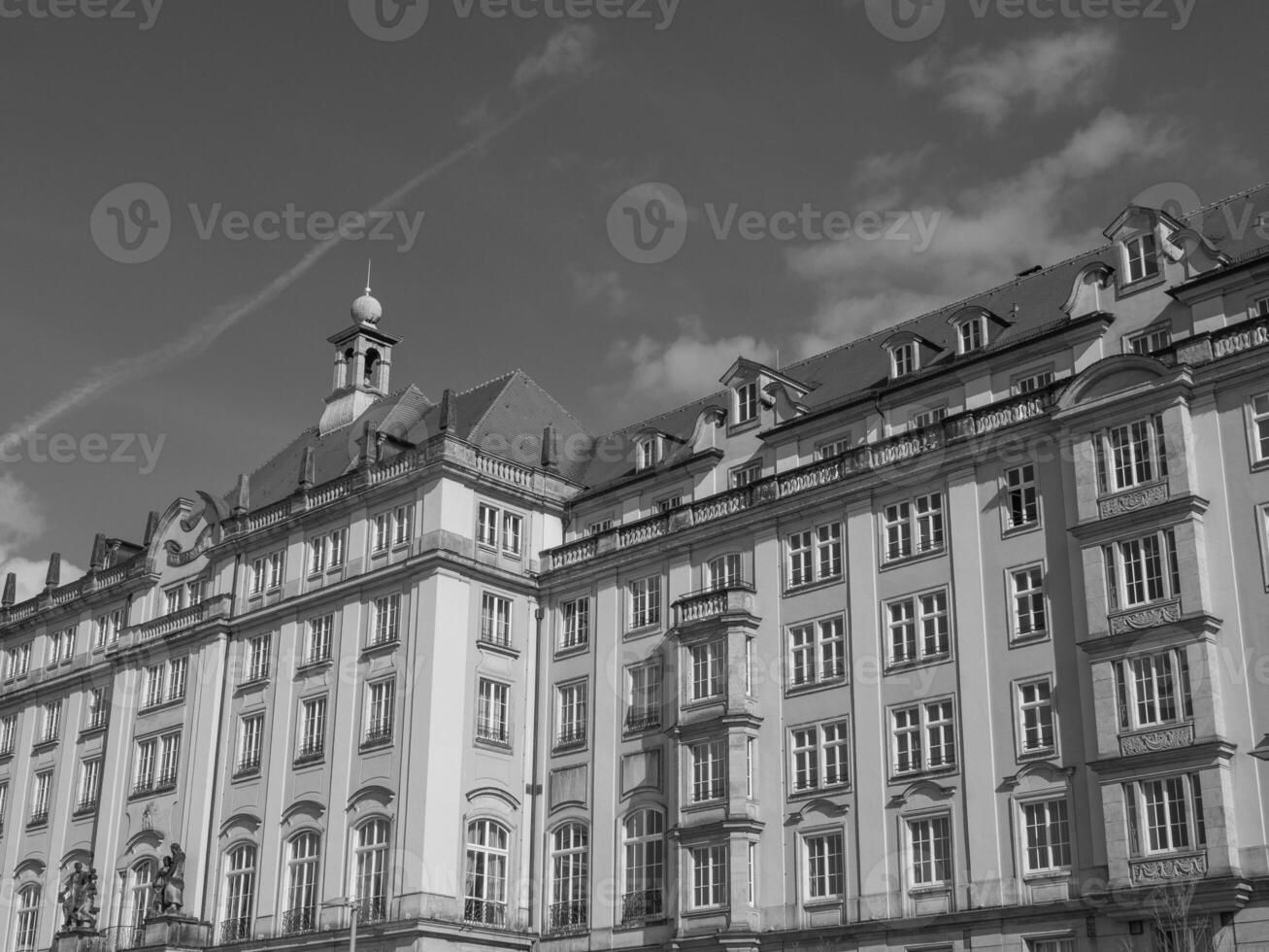 de stad av dresden i saxonia foto