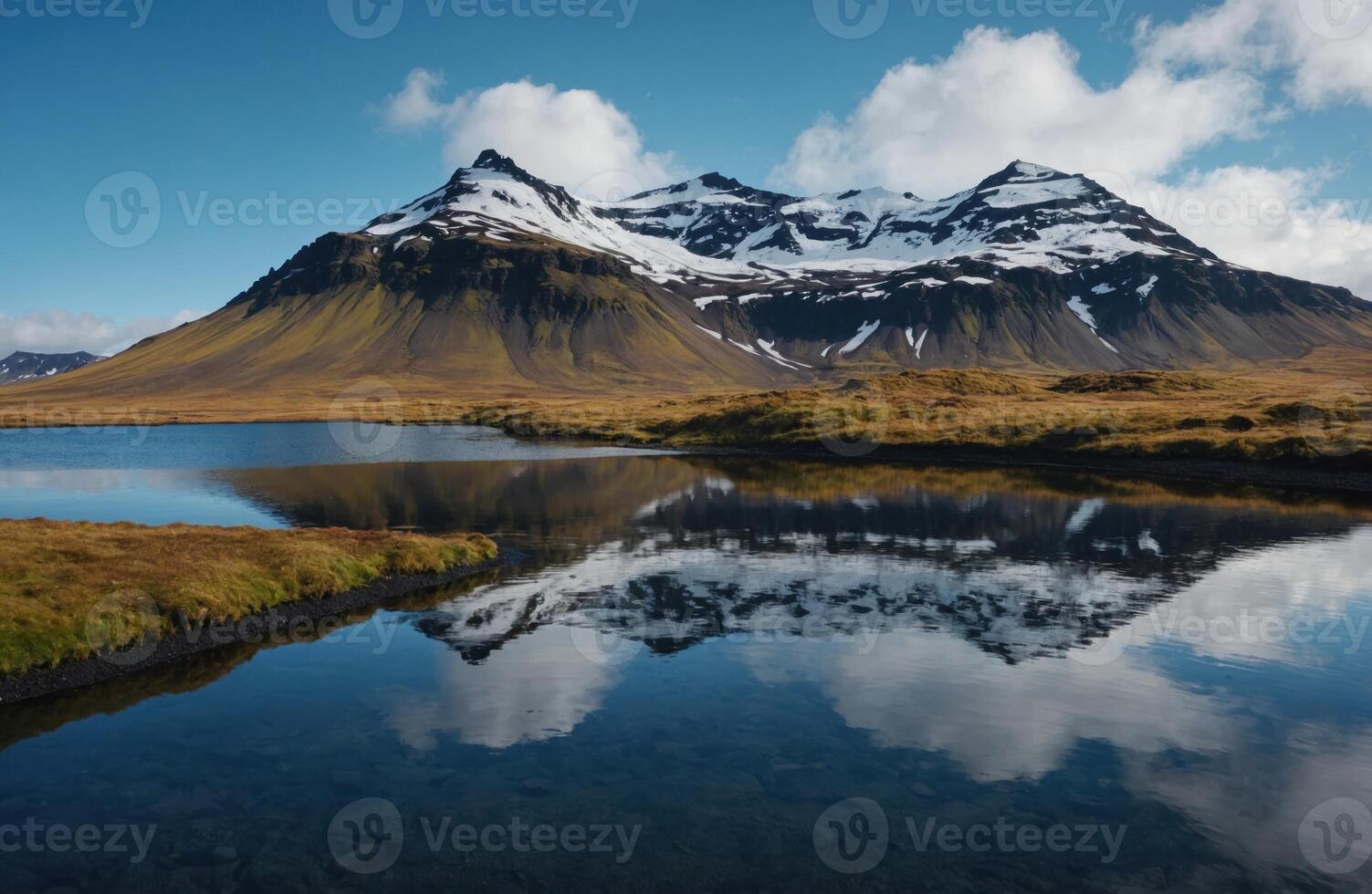 ai genererad hisnande visningar av island foto