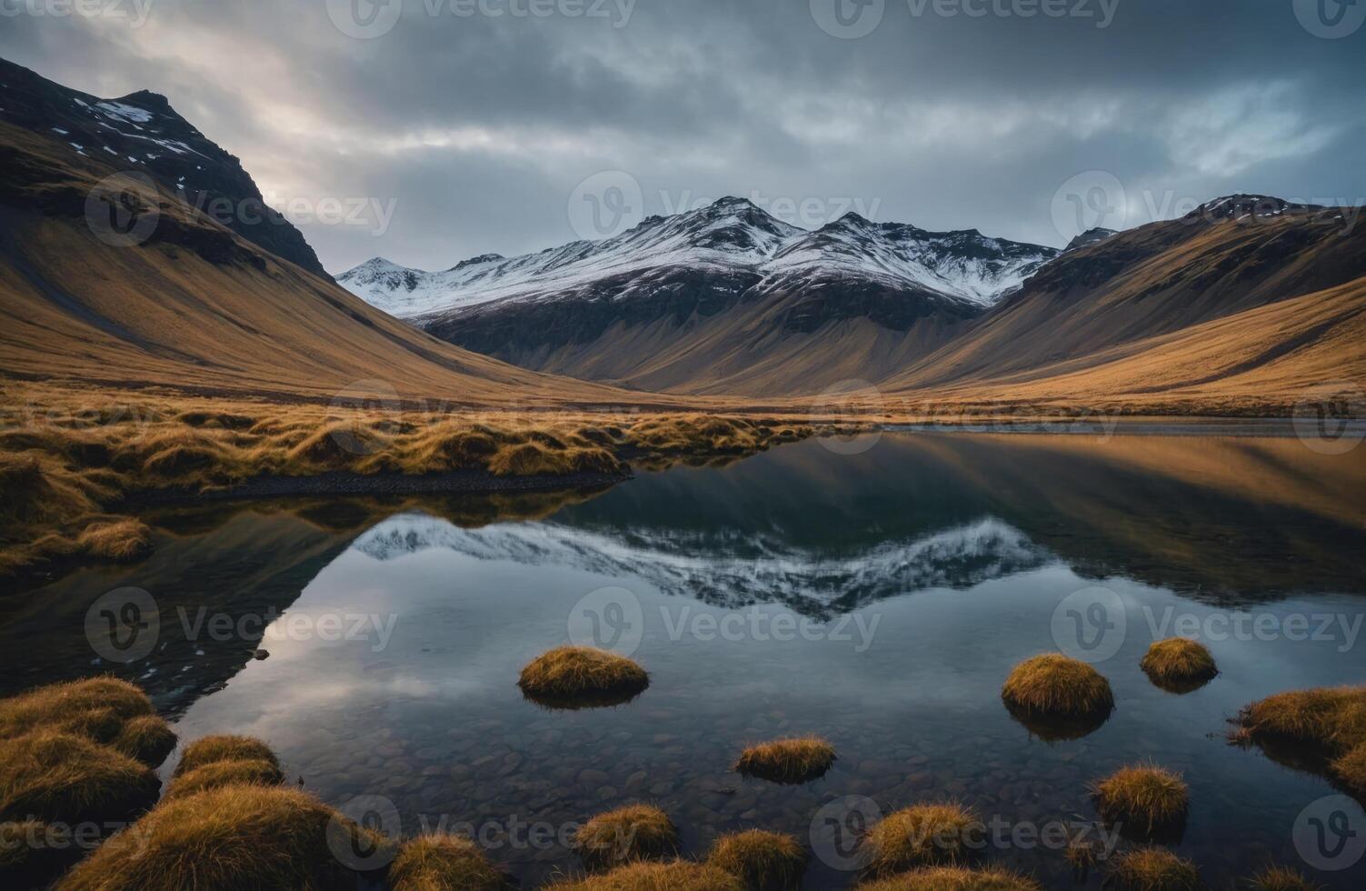 ai genererad hisnande visningar av island foto