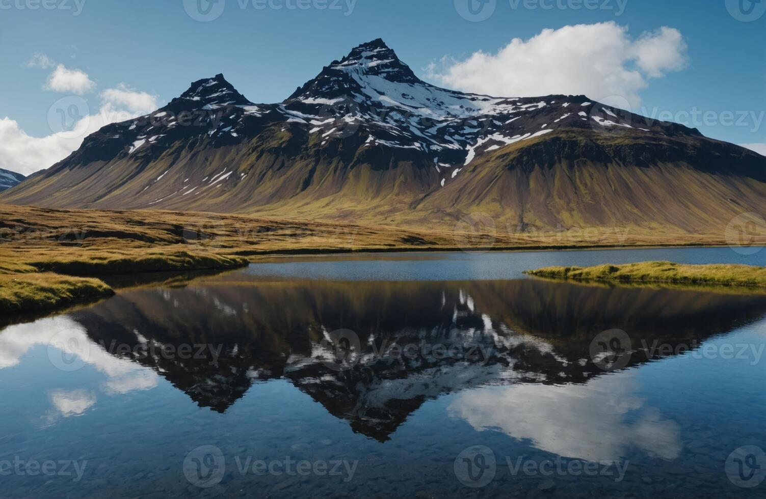 ai genererad hisnande visningar av island foto