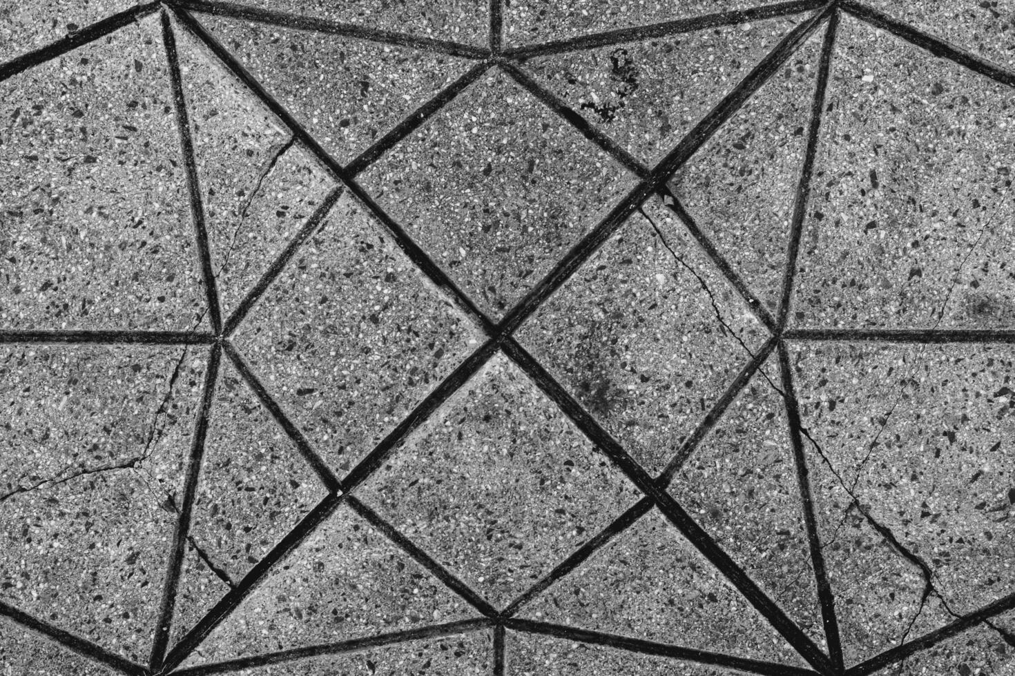 symmetrisk grunge cement textur i topp se. foto