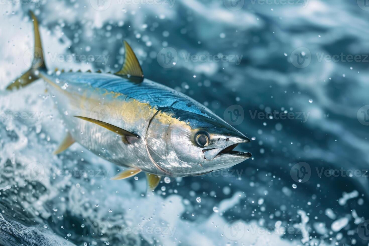 ai genererad fira värld tonfisk dag med foton. foto