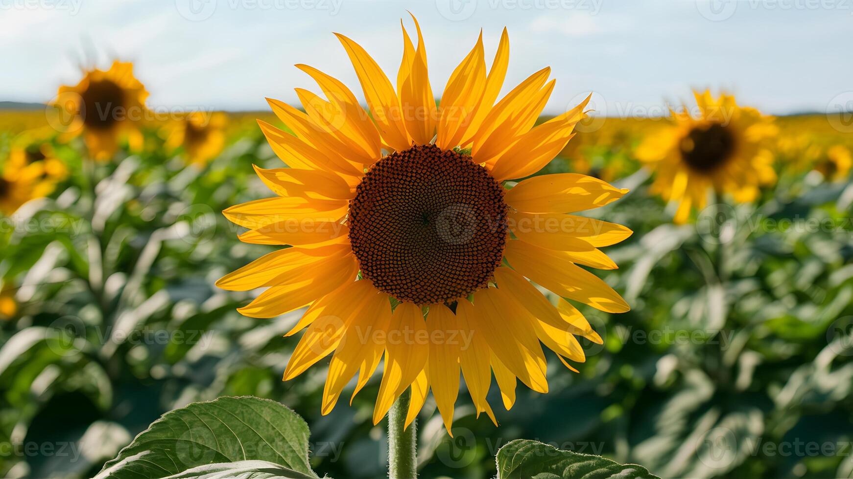 ai genererad solros med transparent bakgrund, ytterligare png fil tillgängliga foto