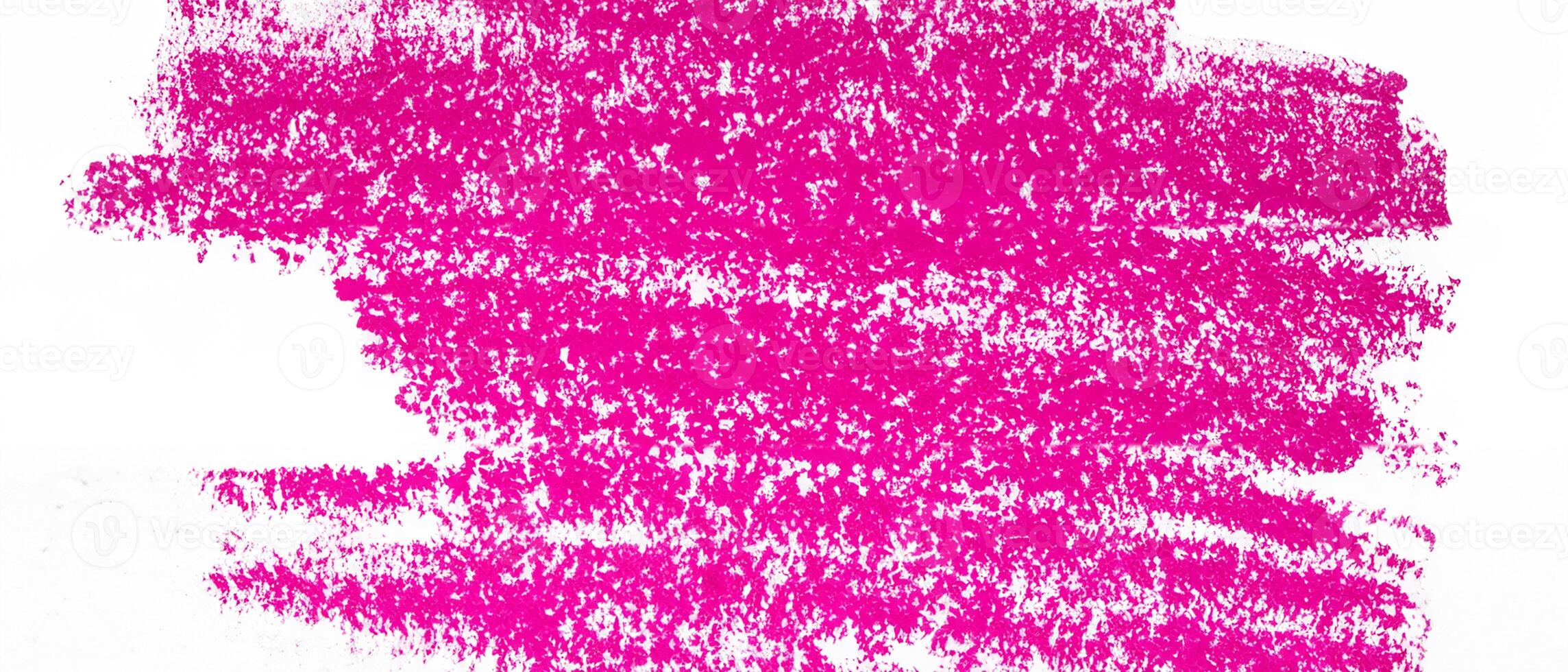 mjuk pastell rosa krita stroke bakgrund med vit accent, kreativ design element. foto