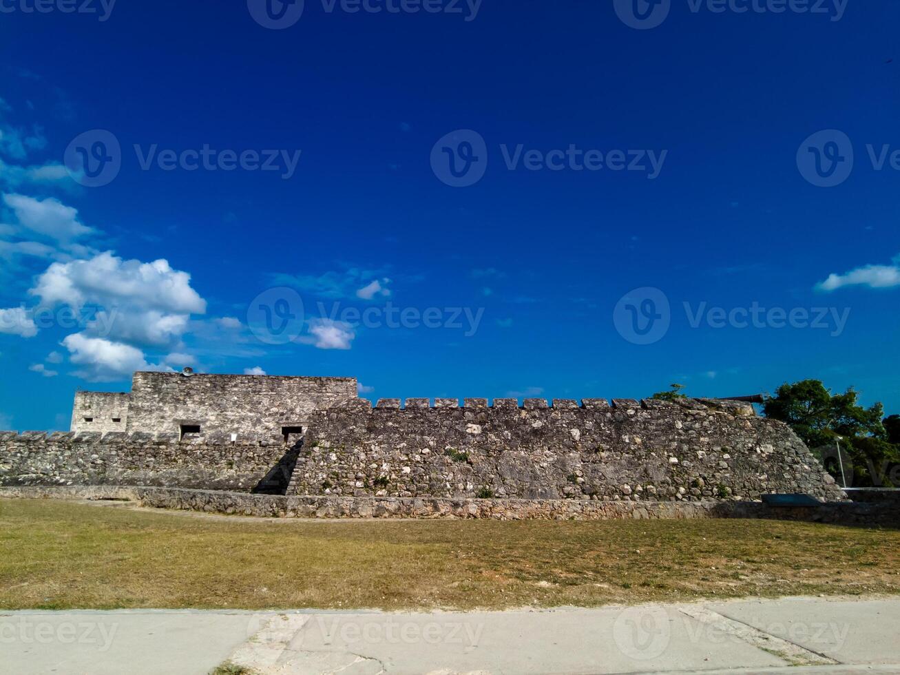 helgon felipe av bacalar medeltida fort foto