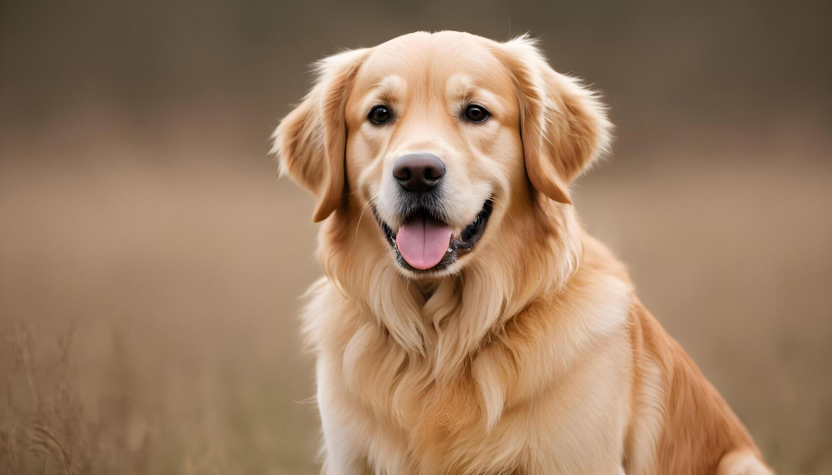 ai genererad gyllene retriever, hund fotografering, husdjur djur- foto