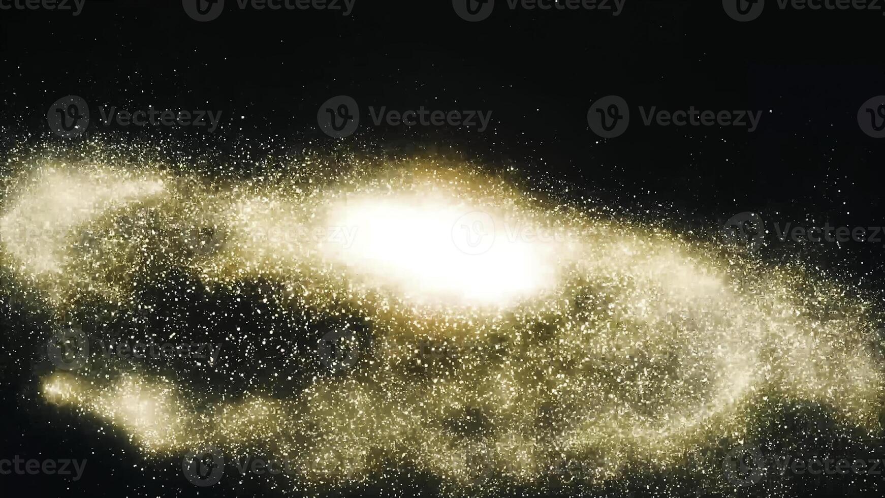 roterande spiral galax - djup Plats utforskning. animering av en galax i Plats med stjärnor och nebulosa foto