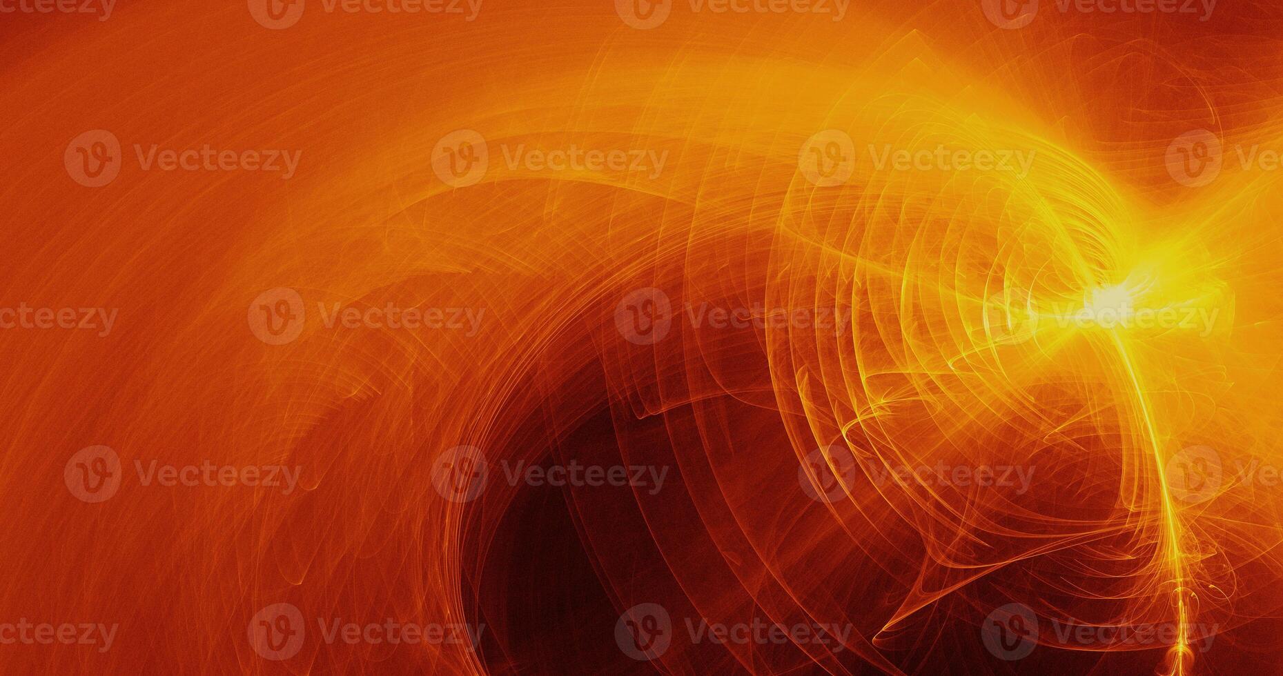 gul röd orange abstrakt rader kurvor partiklar bakgrund foto
