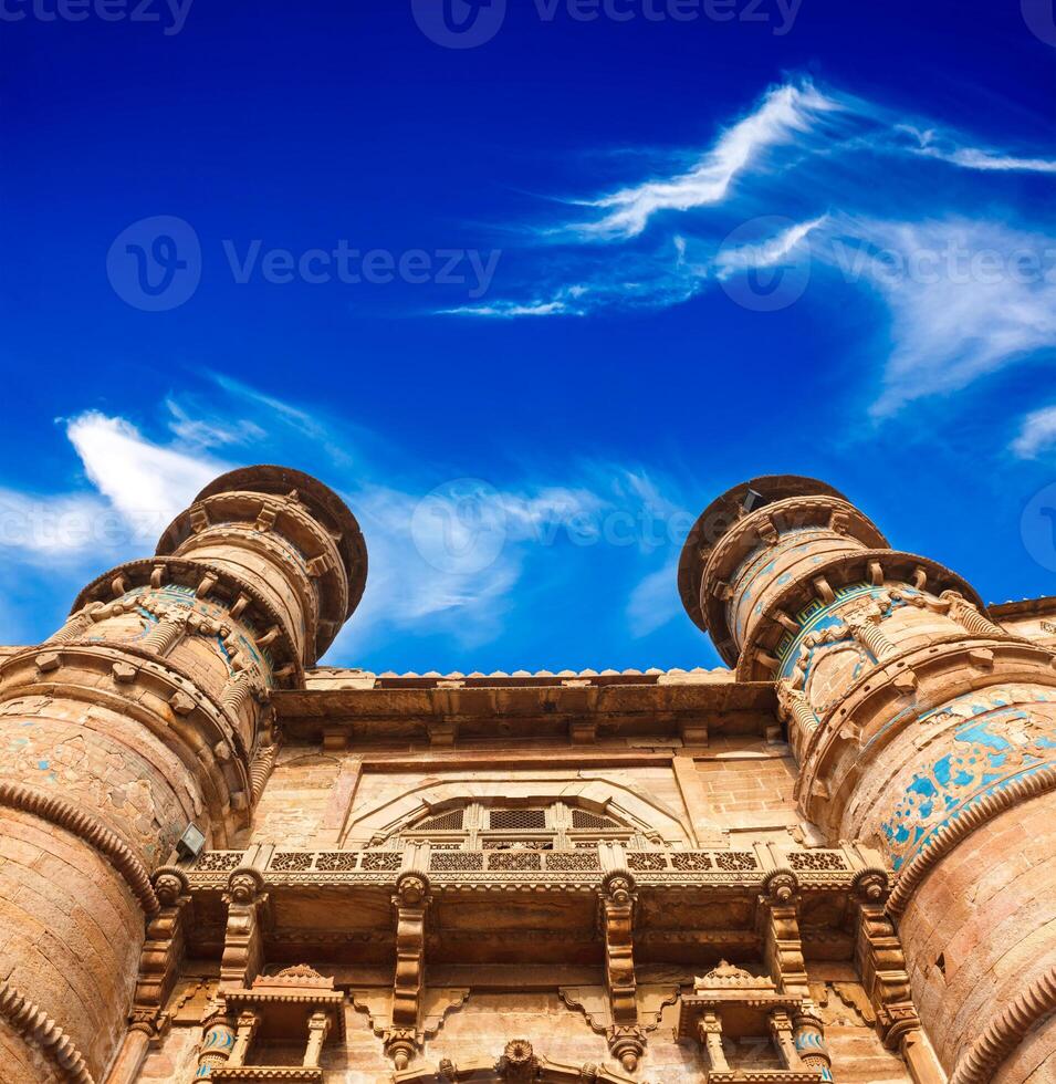 gwalior fort. madhya Pradesh, Indien foto