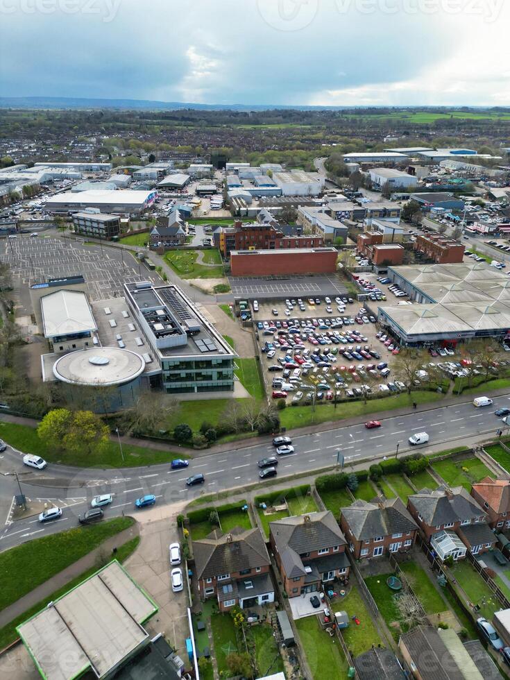 antenn se av central aylesbury stad av England förenad rike. april 1:a, 2024 foto