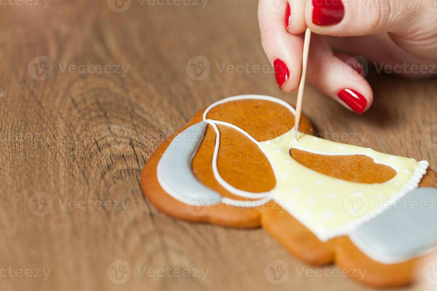 bakning, dra på bakning, mönster foto