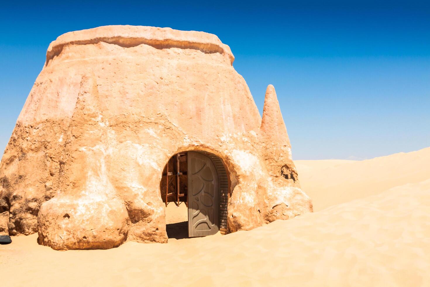 byggnader i ong jemel, tunisien. ong jemel är en plats nära tozeur, var de bio stjärna krig foto