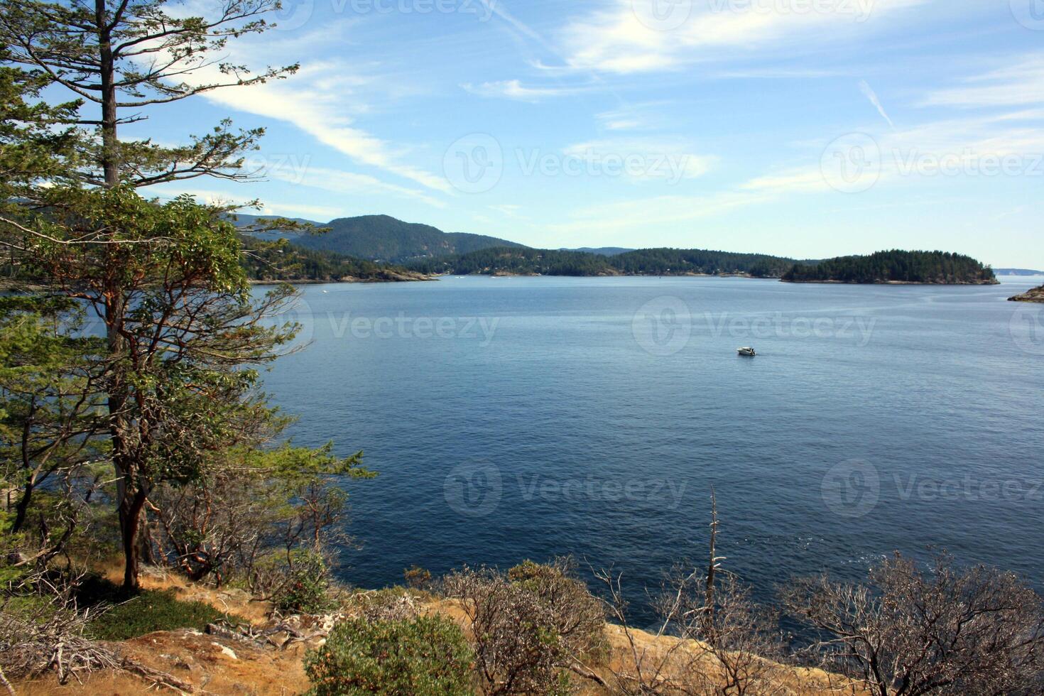 solsken kust, väst kust, pacific kust, brittiskt columbia, kanada foto