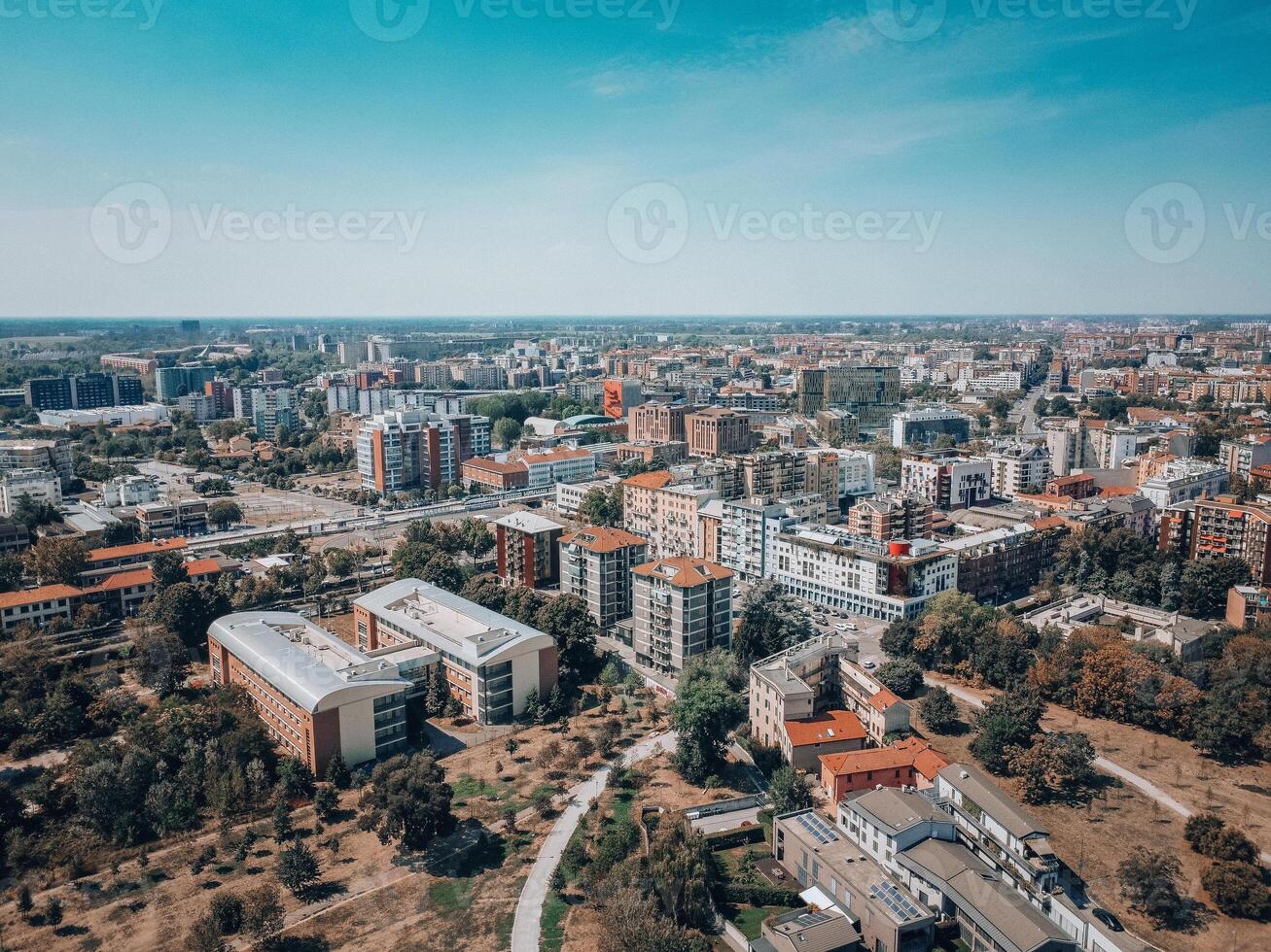 antenn se milano, Italien, Lombardiet förbi Drönare foto