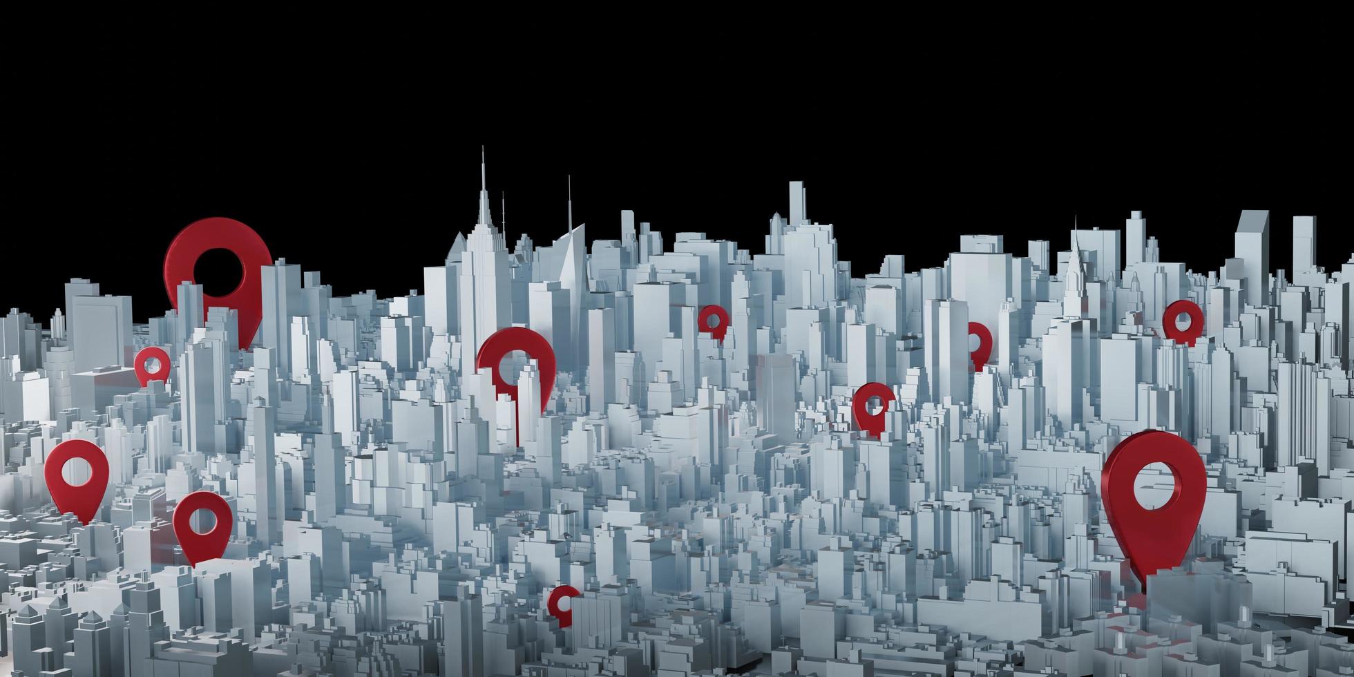 new york map usa koordinera pins kommunikation och serviceleverans foto