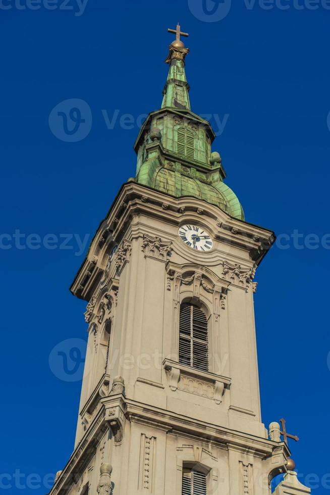 serbisk-ortodoxa kyrkans antagande av helig jungfru i Pancevo, Serbien foto