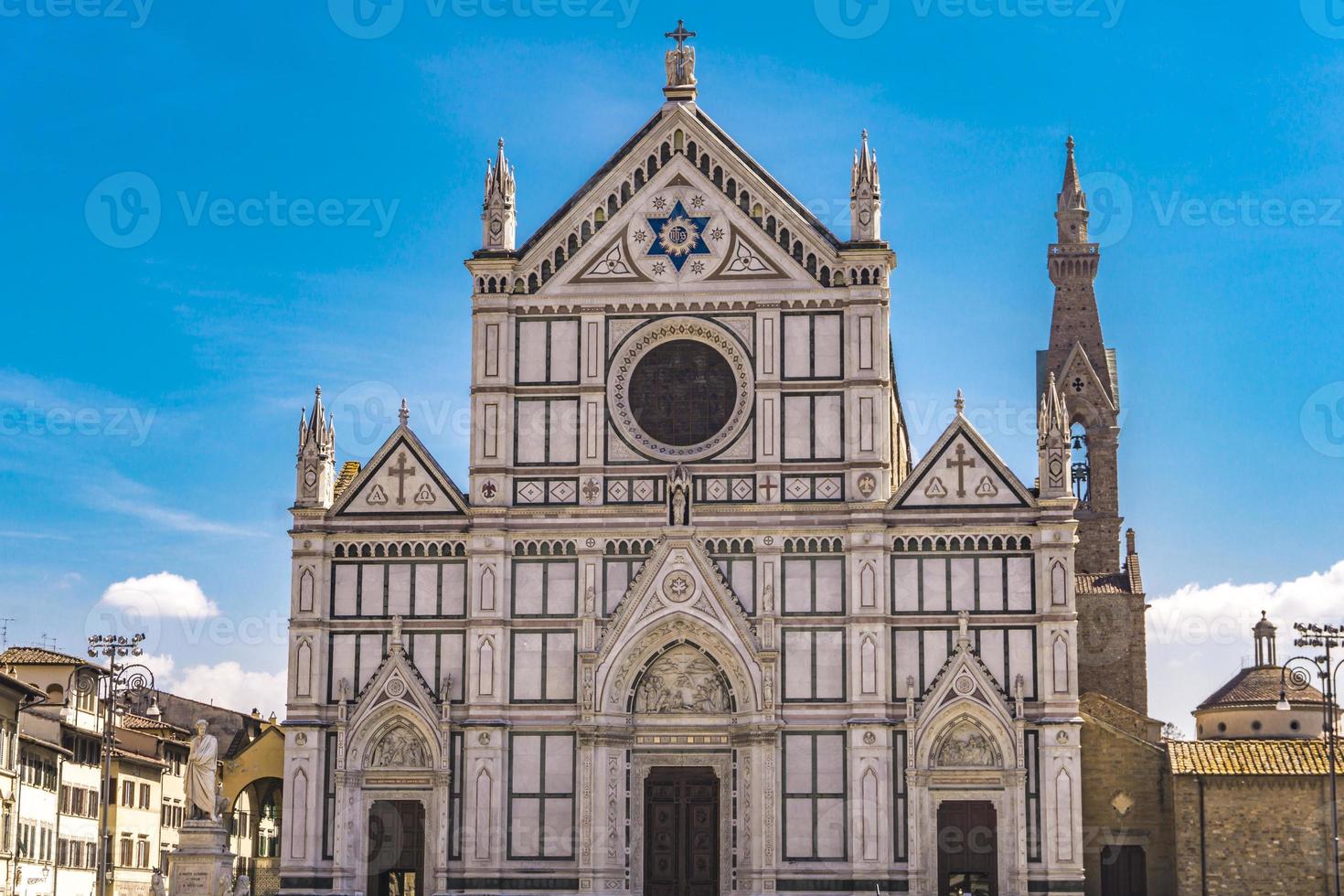 basilica di santa croce i Florens, Italien foto