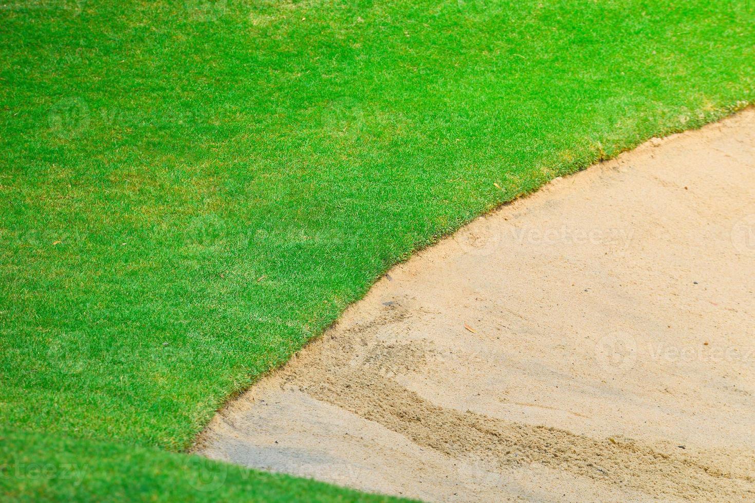 bunker och puttinggreen foto