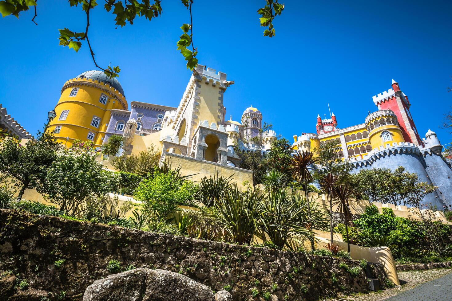 pena nationell palats i sintra, portugal palacio nacional da pena foto