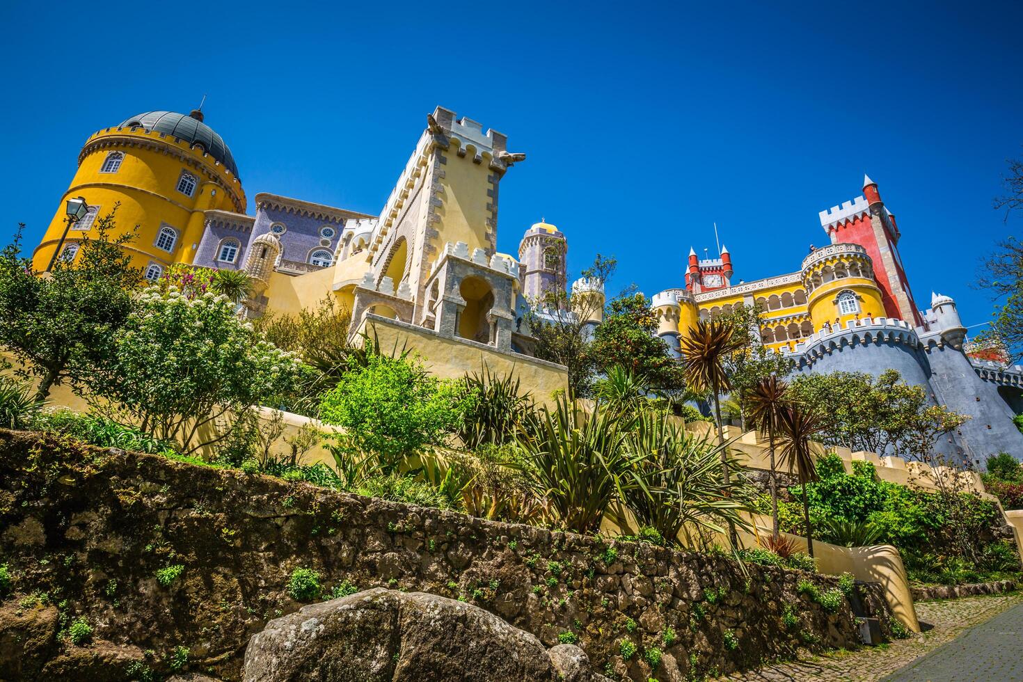 pena nationell palats i sintra, portugal palacio nacional da pena foto