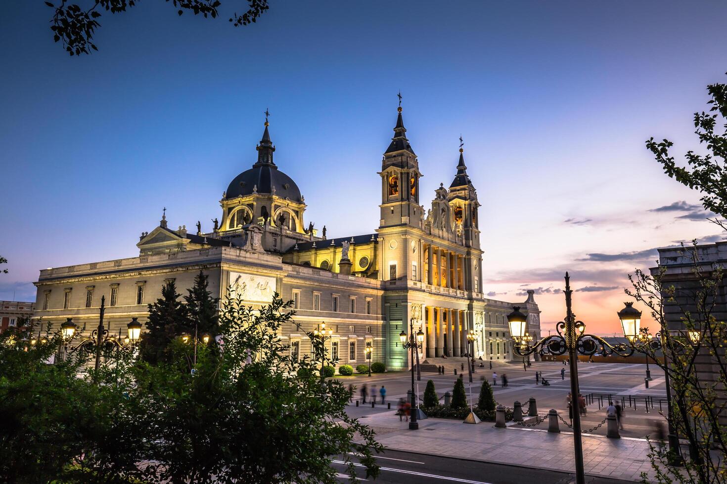 catedral de la almudena de Madrid, Spanien foto