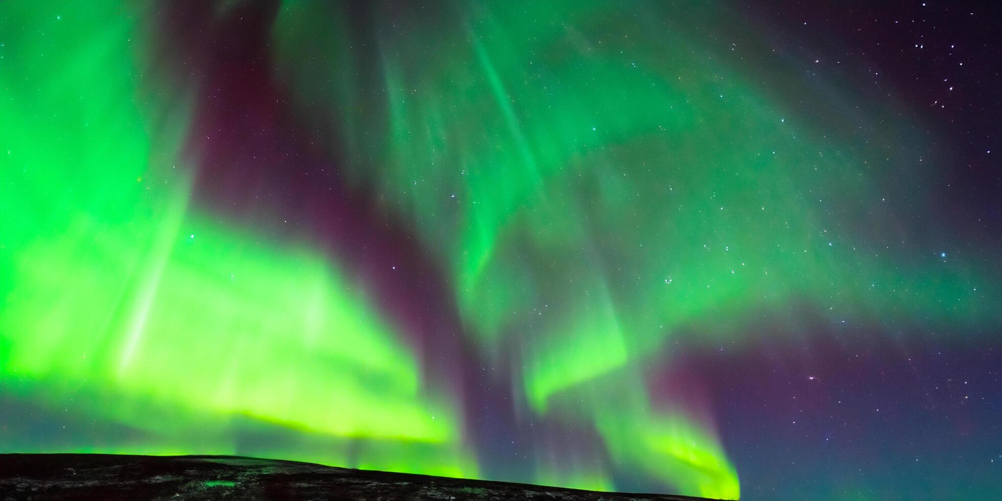 nordlig lampor aurora borealis bakgrund foto