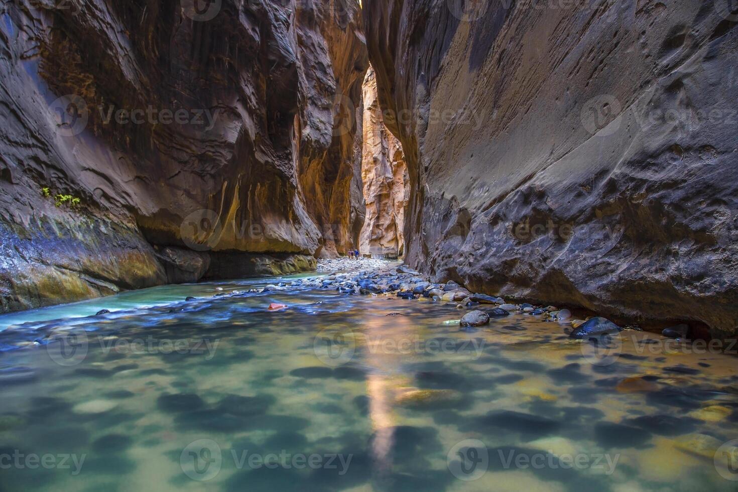 zion nationell parkera narrows foto