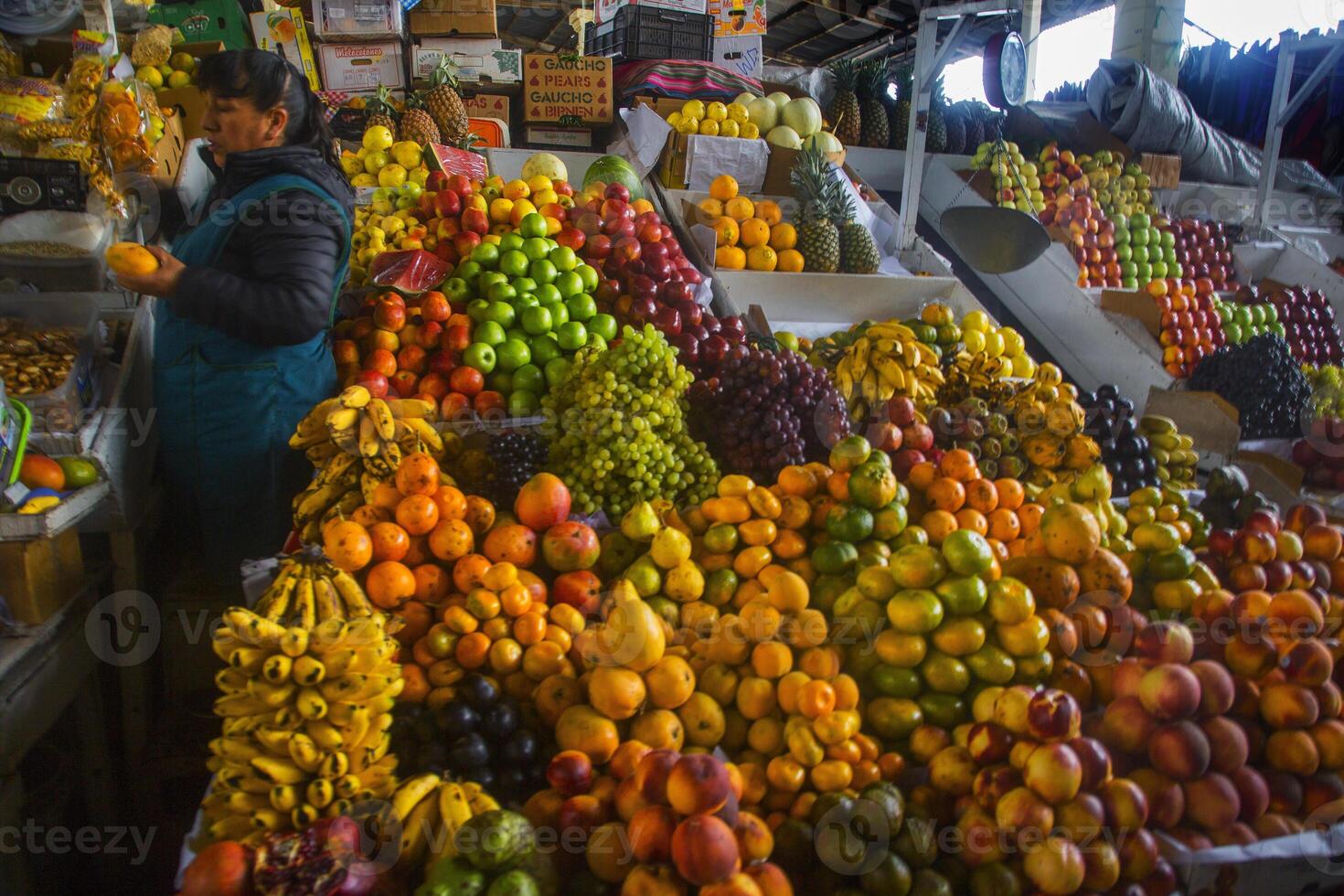 cuzco frukt marknadsföra foto