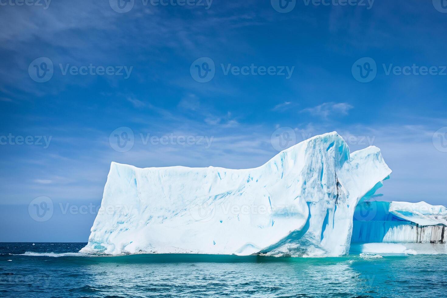 majestätisk is klippor krönt förbi en Häftigt atmosfär, inramade förbi de skön hav och himmel, framkallning en harmonisk panorama av naturens isig prakt och oceanisk prakt foto