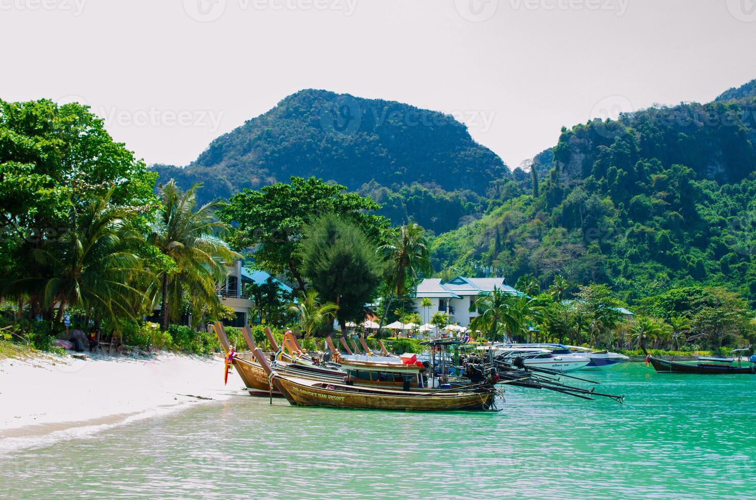 maya bukt - skön strand i phi phi ö - thailand, Mars 2024 foto