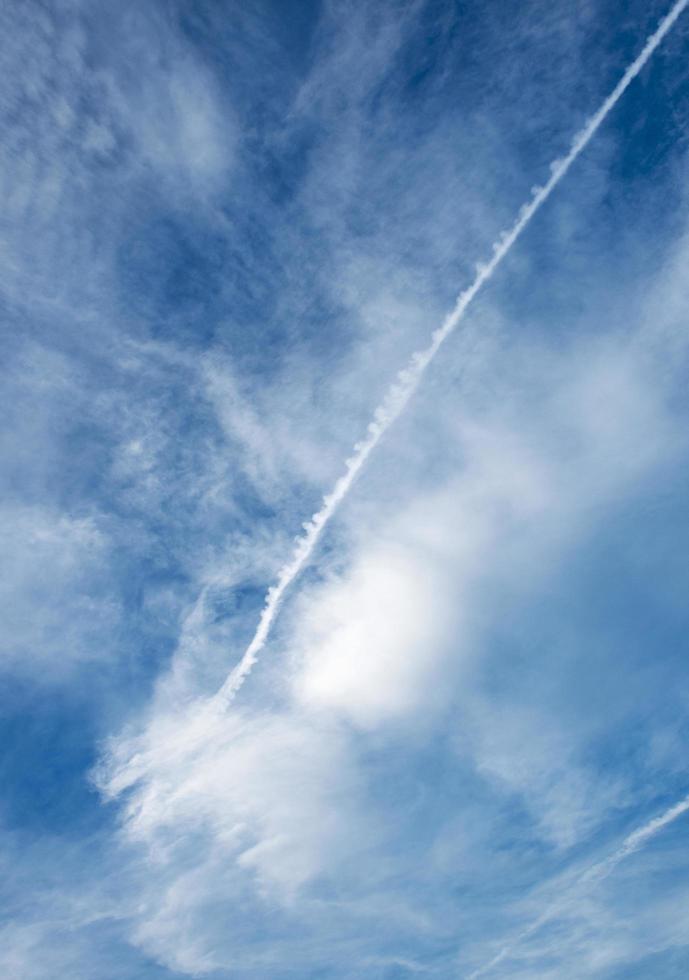 abstrakt alger i den blå himlen foto