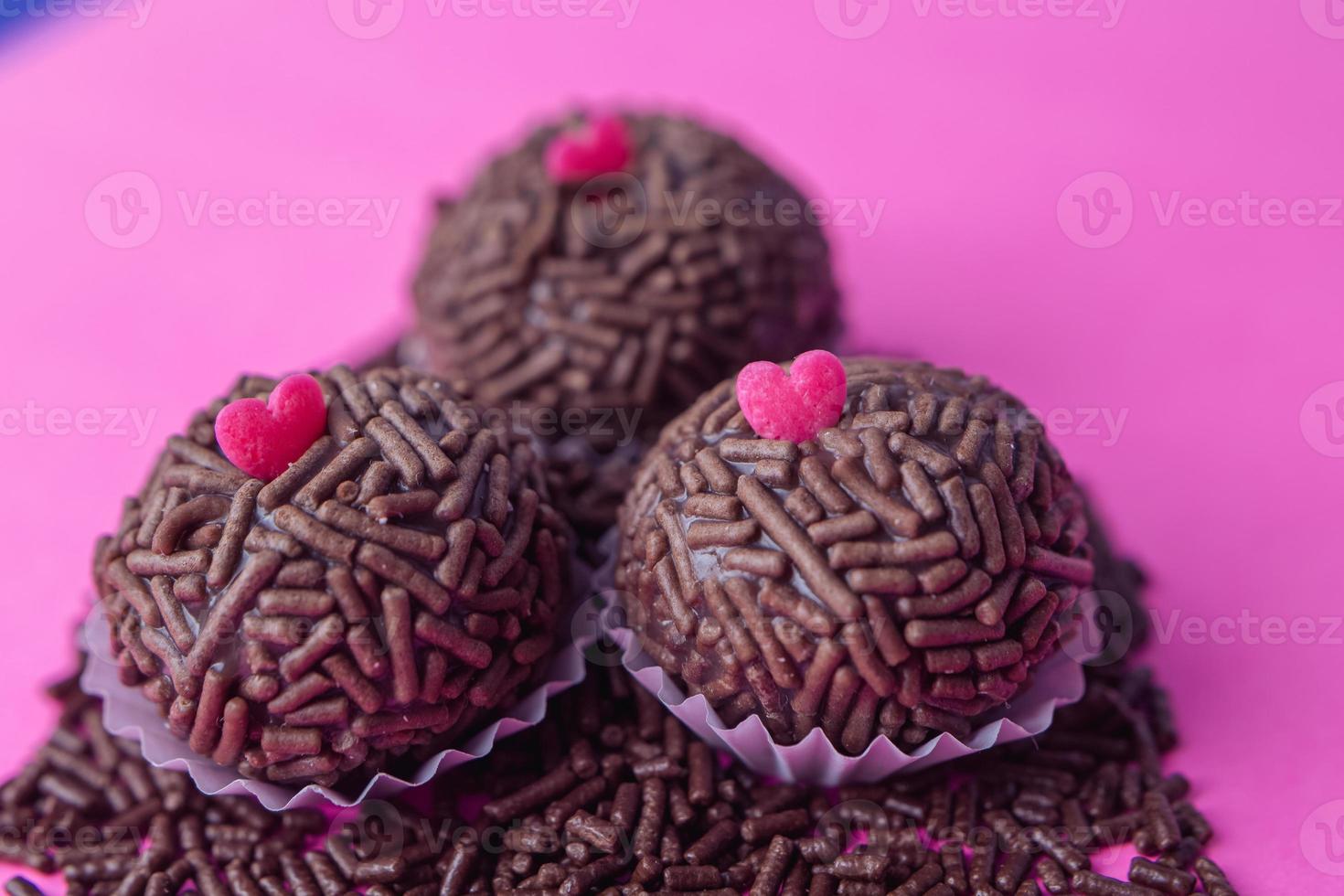 traditionell choklad brigadeiro foto