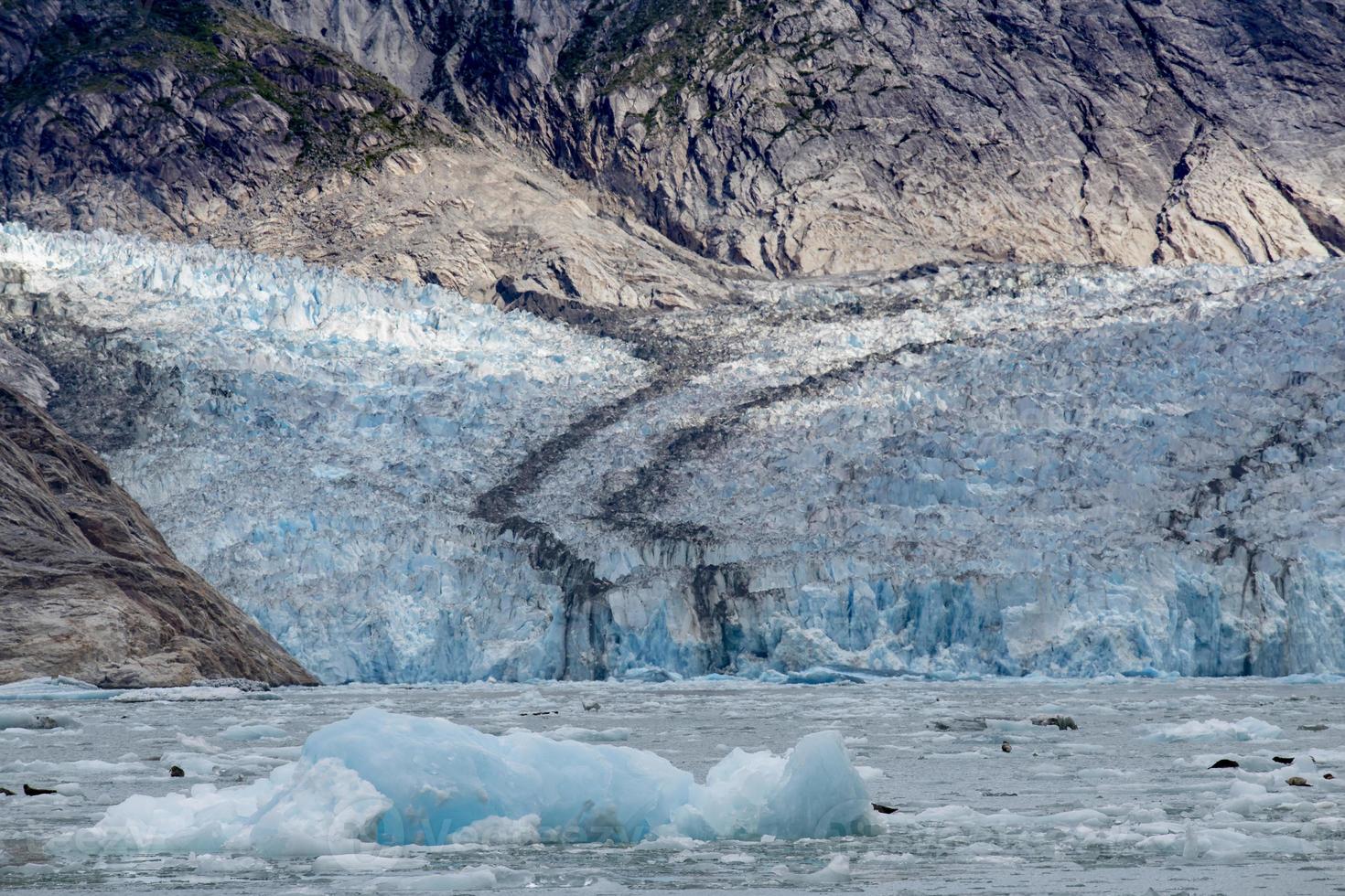 isberg, endicott arm, alaska foto