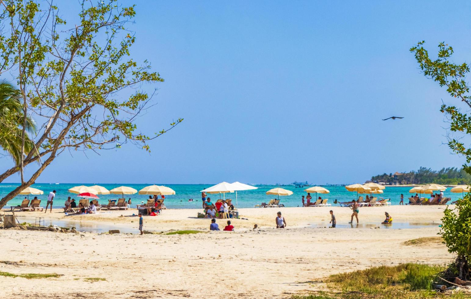 playa del carmen, mexico, 28 maj 2021 - mexico beach foto