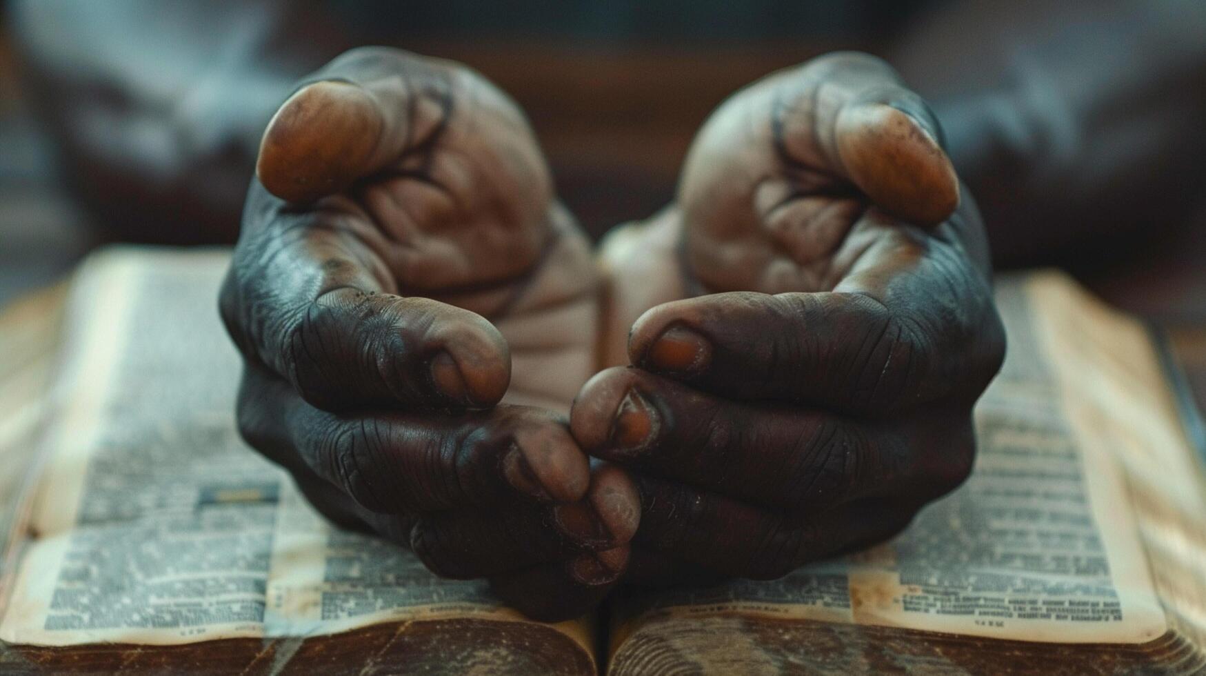 afrikansk amerikan manlig händer vilar foto