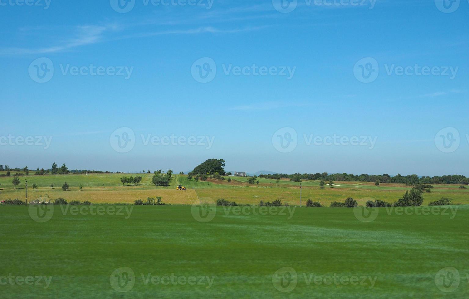 panorama mellan edinburgh och glasgow foto